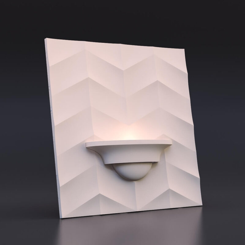 3D гипсовый светильник Модель 06